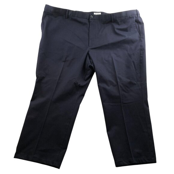NWT Dockers Men's Pants Size 56x32 Black Charney Chino Straight Leg Classic - Picture 1 of 13